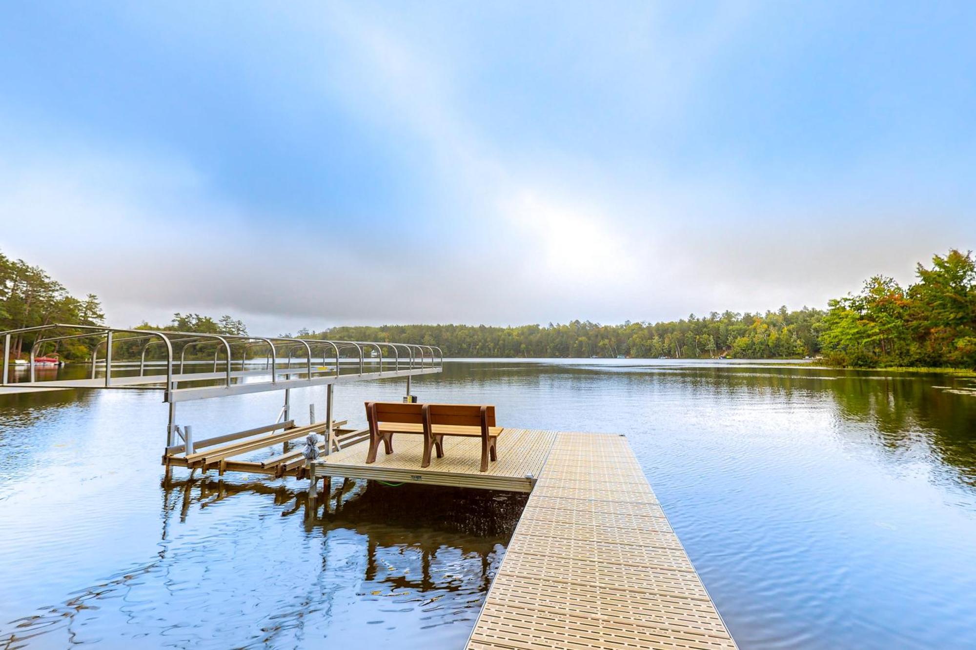 The Lodge On Booth Lake - 2 Bed 2 Bath Vacation Home In Minocqua Lac Du Flambeau Екстер'єр фото