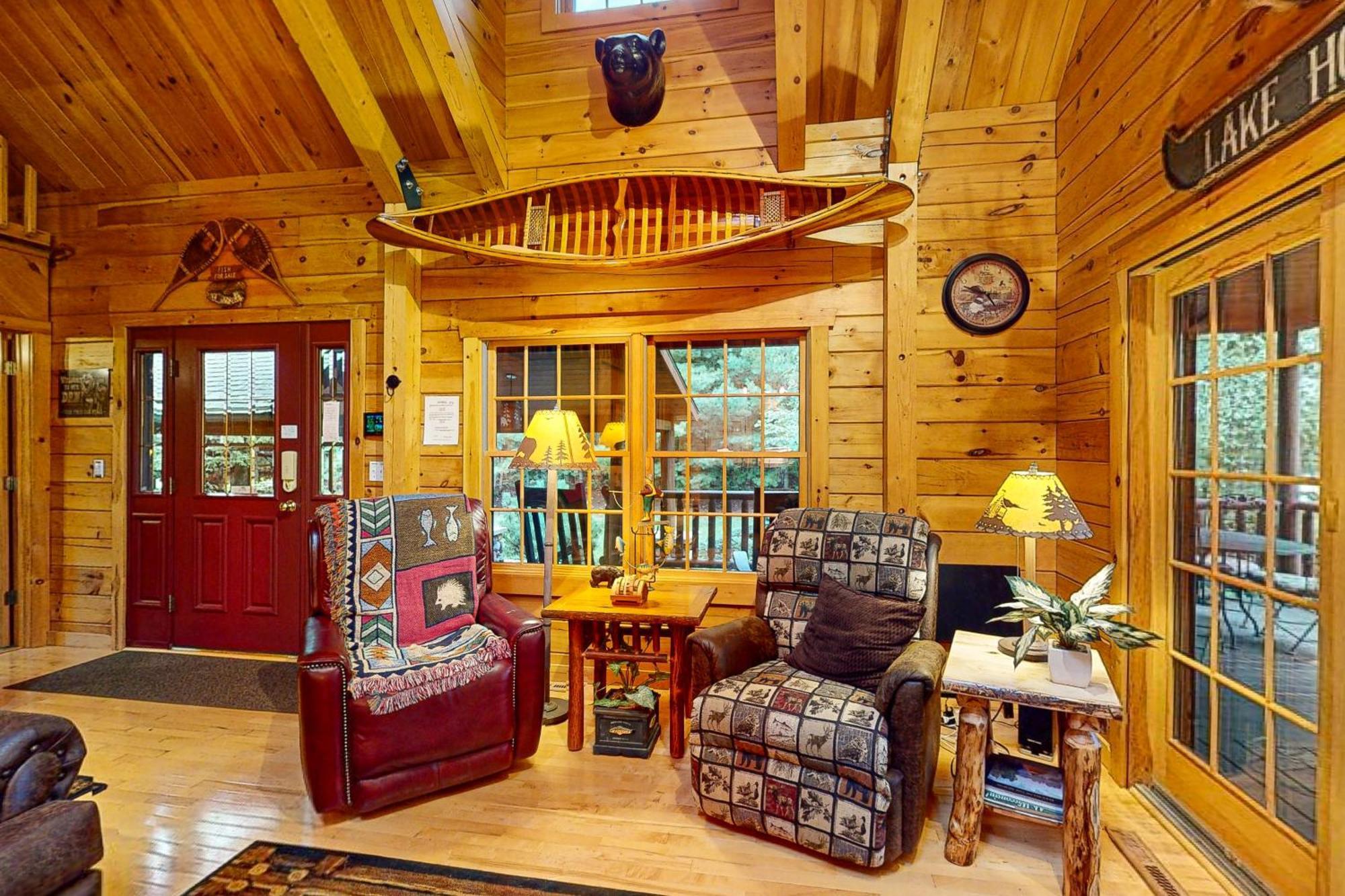 The Lodge On Booth Lake - 2 Bed 2 Bath Vacation Home In Minocqua Lac Du Flambeau Екстер'єр фото