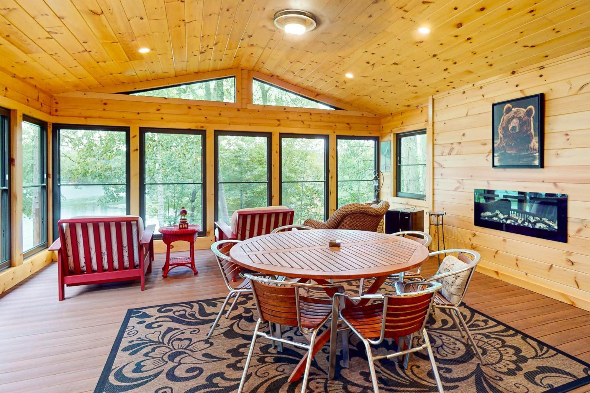 The Lodge On Booth Lake - 2 Bed 2 Bath Vacation Home In Minocqua Lac Du Flambeau Екстер'єр фото
