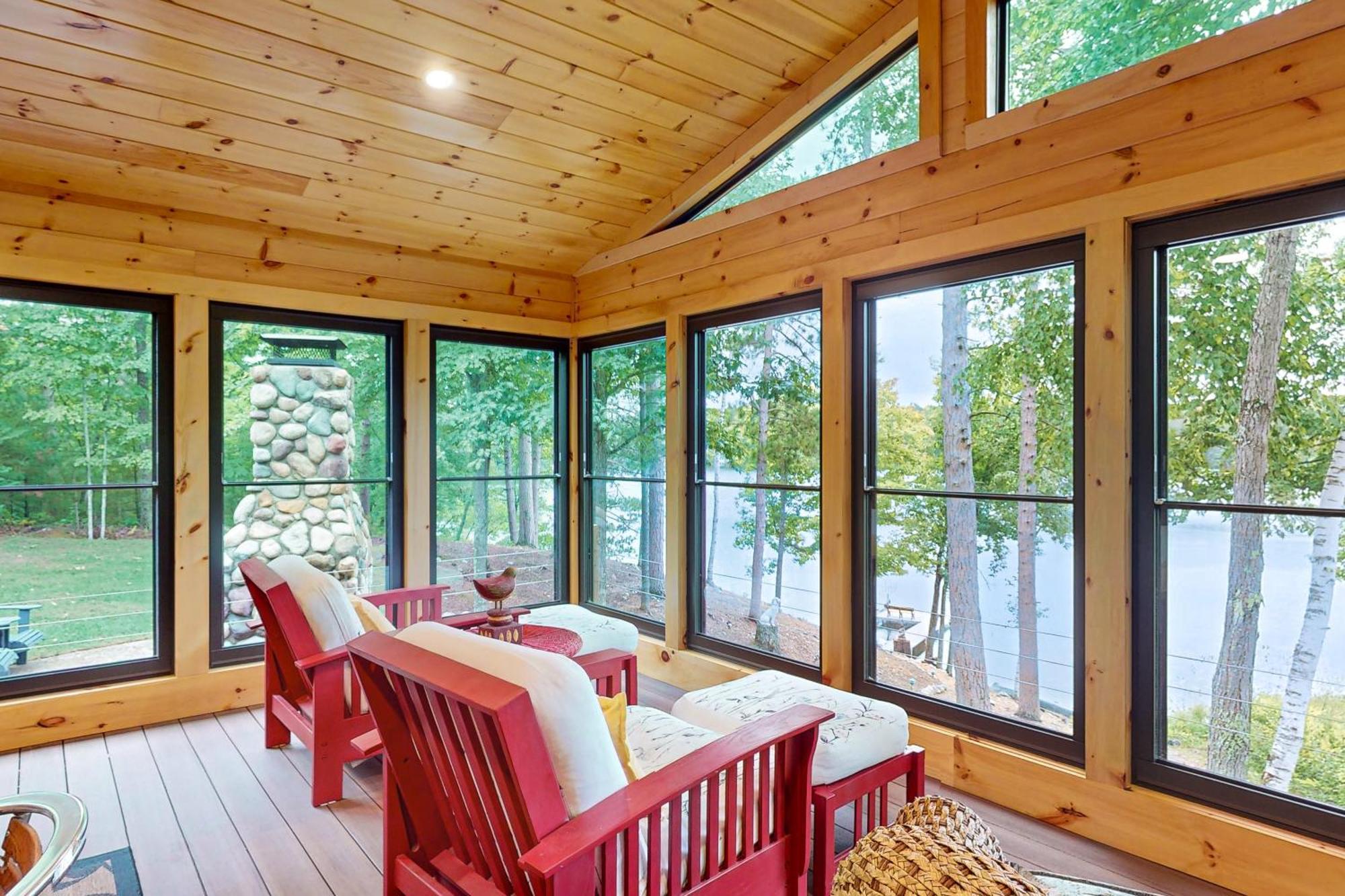 The Lodge On Booth Lake - 2 Bed 2 Bath Vacation Home In Minocqua Lac Du Flambeau Екстер'єр фото