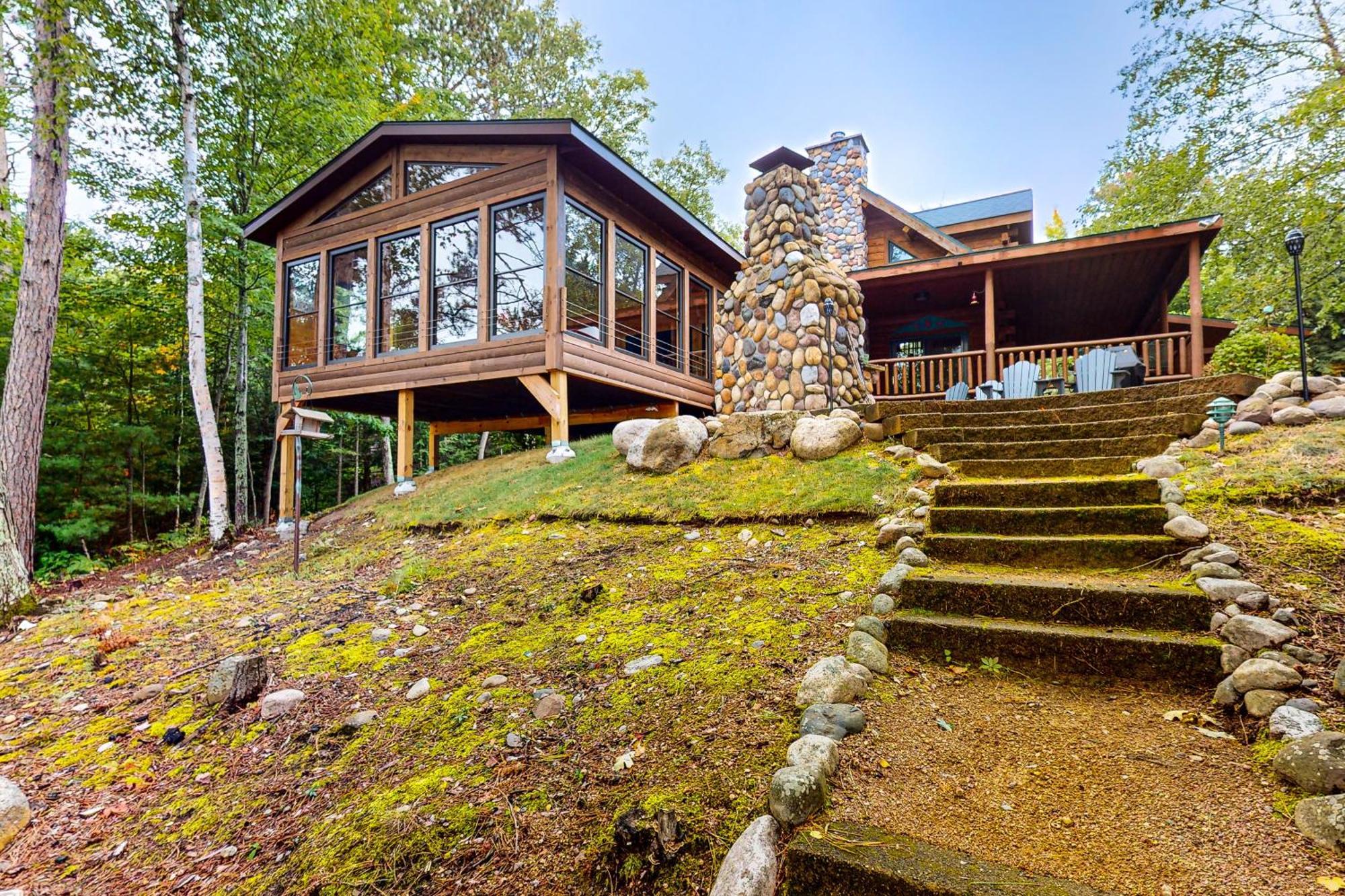 The Lodge On Booth Lake - 2 Bed 2 Bath Vacation Home In Minocqua Lac Du Flambeau Екстер'єр фото