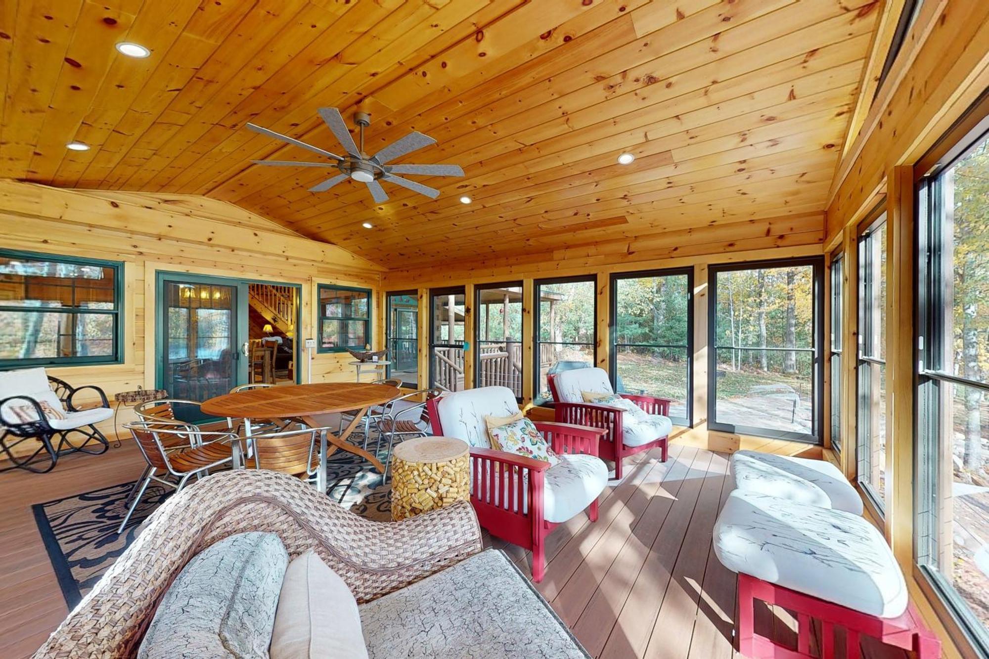 The Lodge On Booth Lake - 2 Bed 2 Bath Vacation Home In Minocqua Lac Du Flambeau Екстер'єр фото