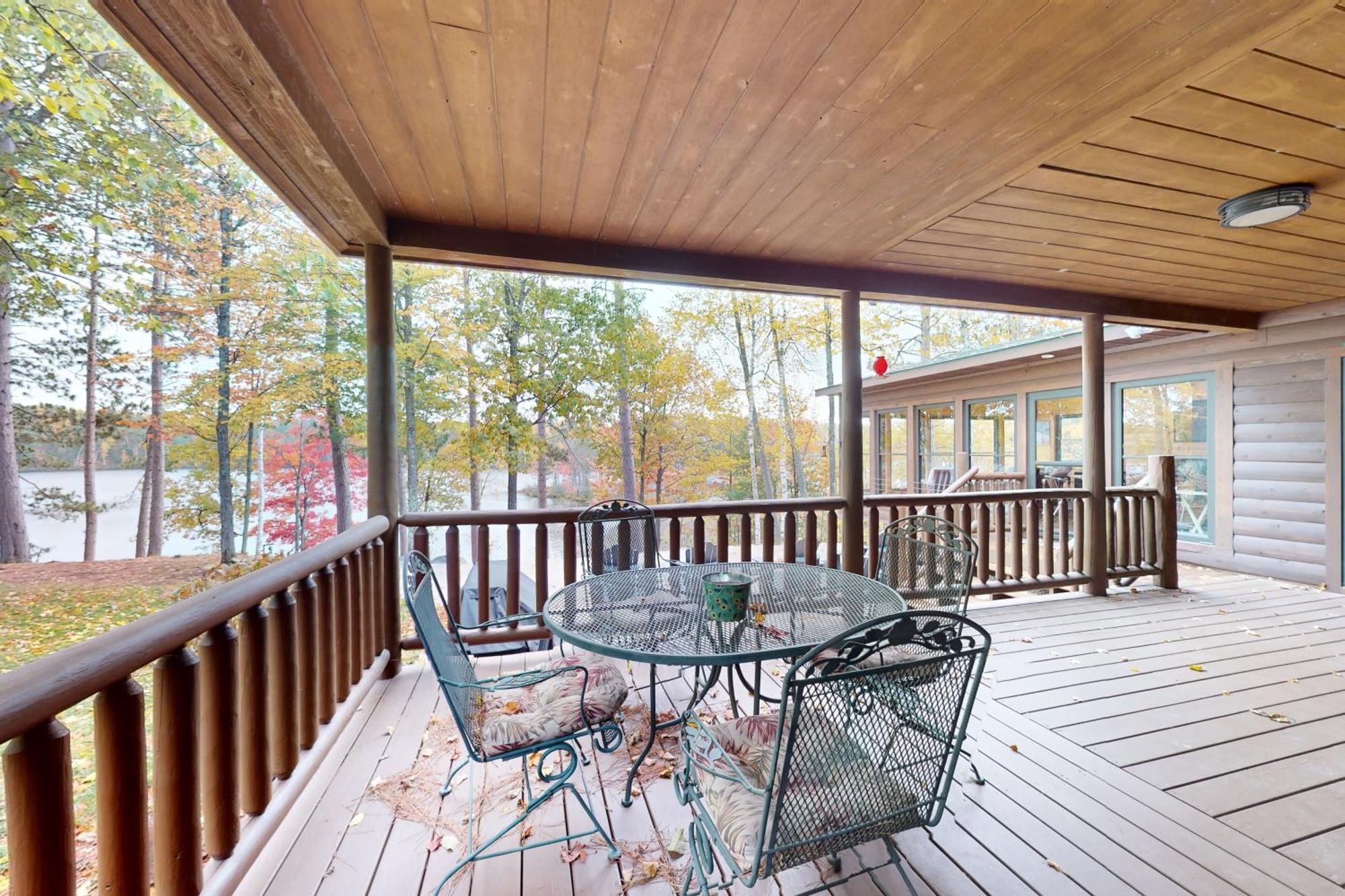 The Lodge On Booth Lake - 2 Bed 2 Bath Vacation Home In Minocqua Lac Du Flambeau Екстер'єр фото